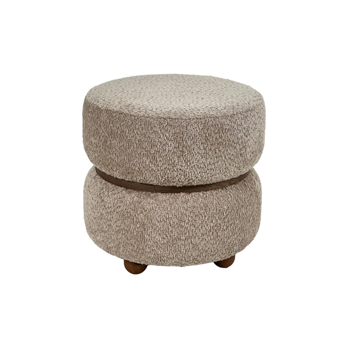 Two Round Ottoman