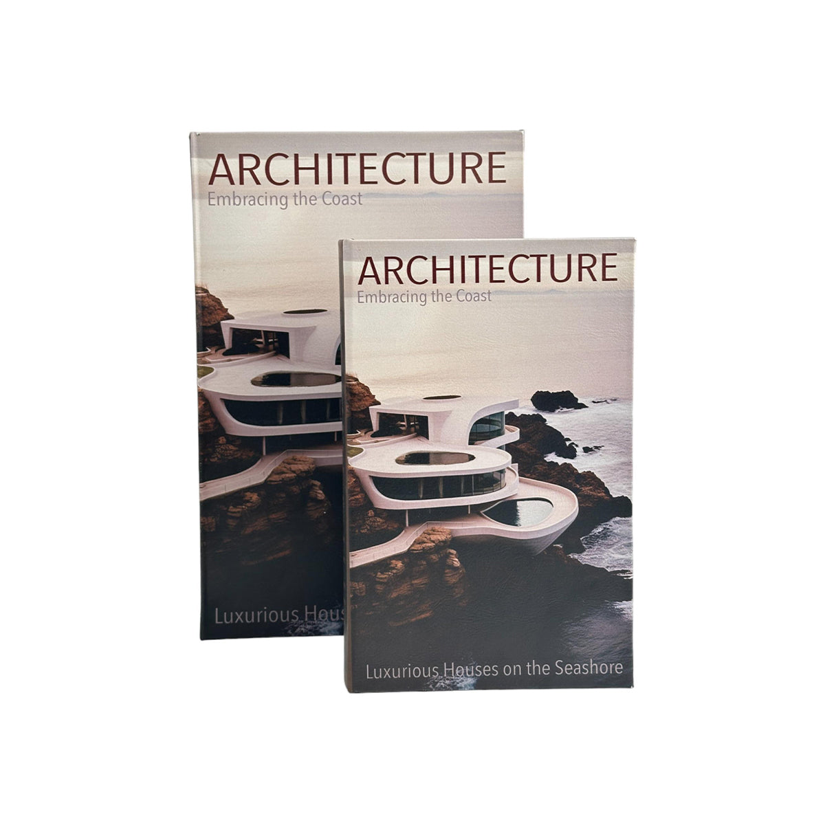 Juego de libros decorativos