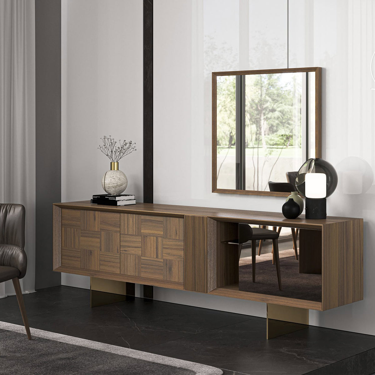 Heritage Walnut Bufetera