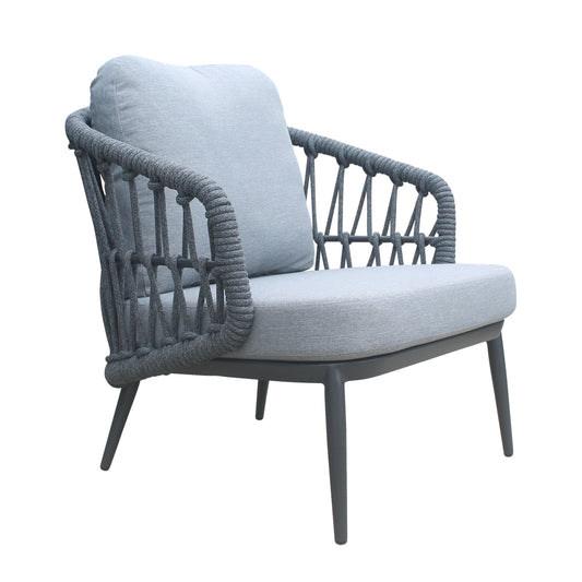 Knot Charcoal Butaca de exterior