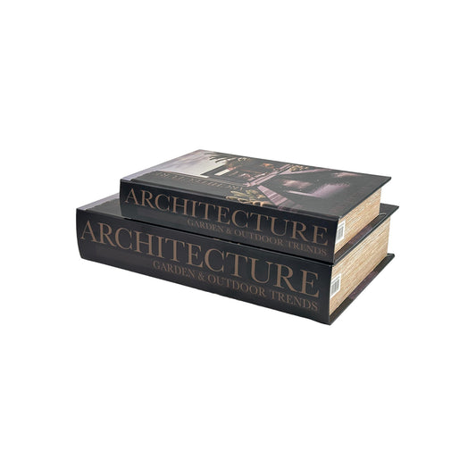 Juego de libros decorativos