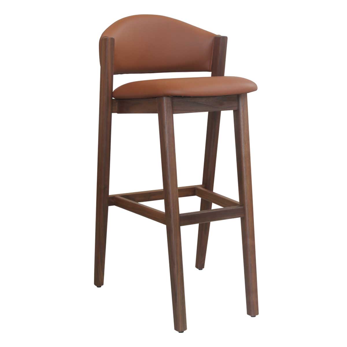 Caravela Bar Stool Walnut