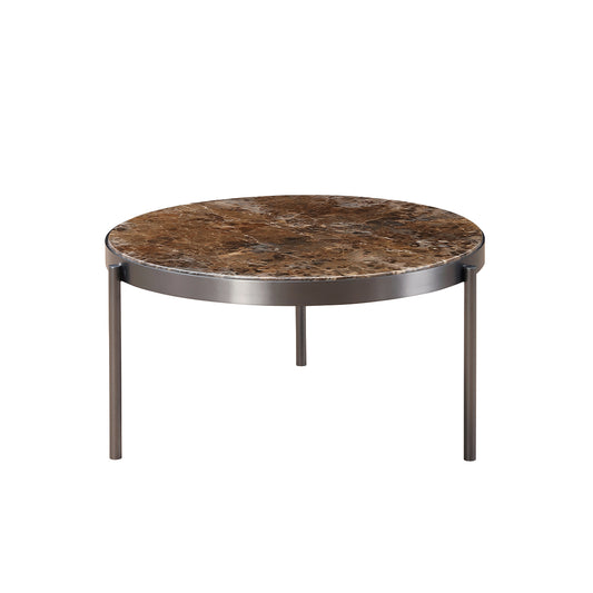 Marble Round Mesa auxiliar