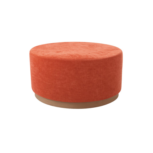 Orange Ottoman