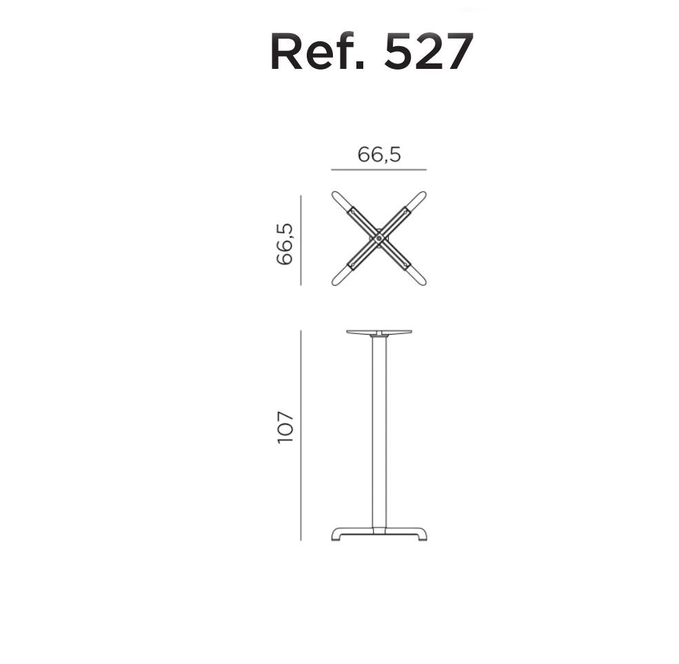 Base para Mesa Calice Alu High